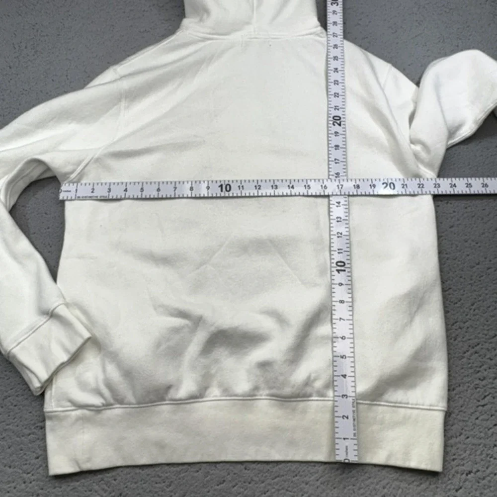 Polo Ralph Lauren Hoodie Mens Large White Pullover Preppy Bear Robe‎ Academic